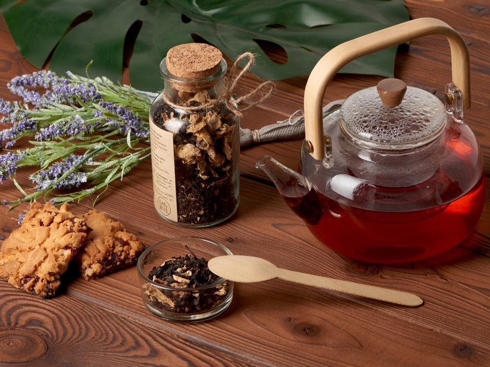 Сокочай чёрный Имбирь и Клюква Стекло 70г-3