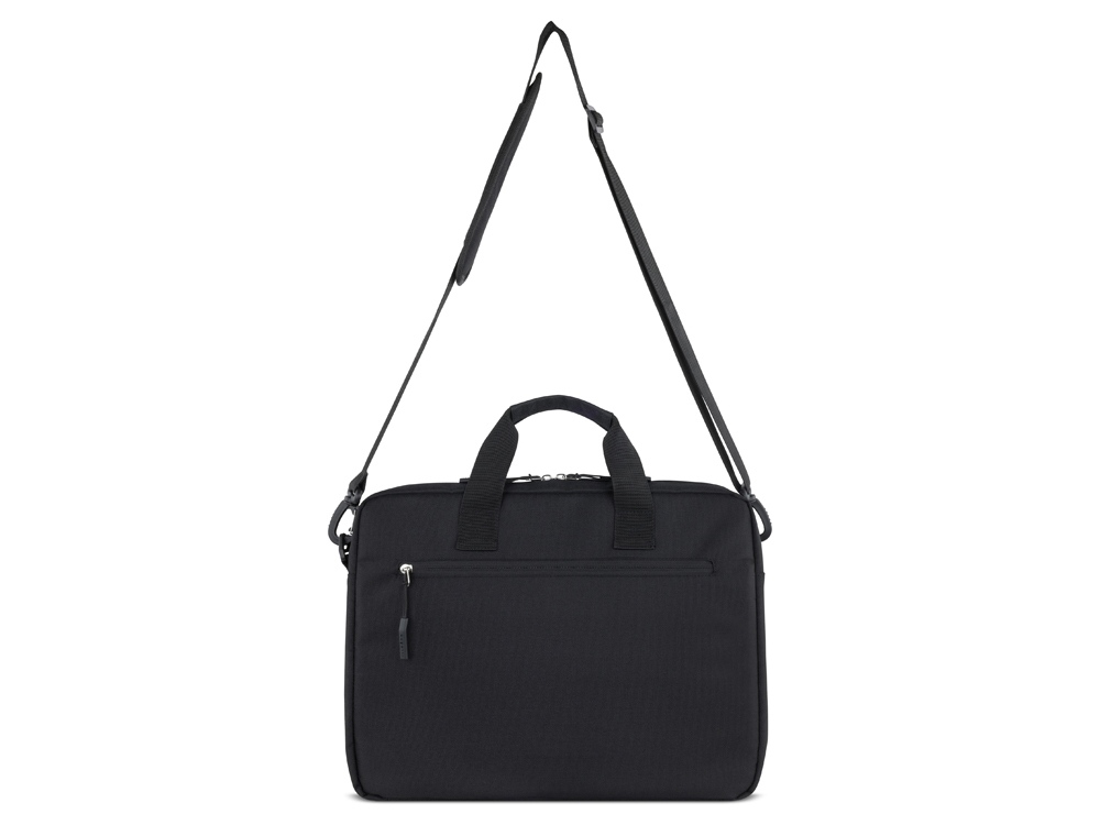 Портфель мужской BUGATTI Blanc Delight, чёрный, нейлон RPET600D/тарпаулин/полиэстер, 40х10х29 см-3