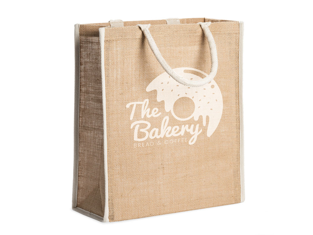 Сумка KOPER из натурального джута, бежевый-1