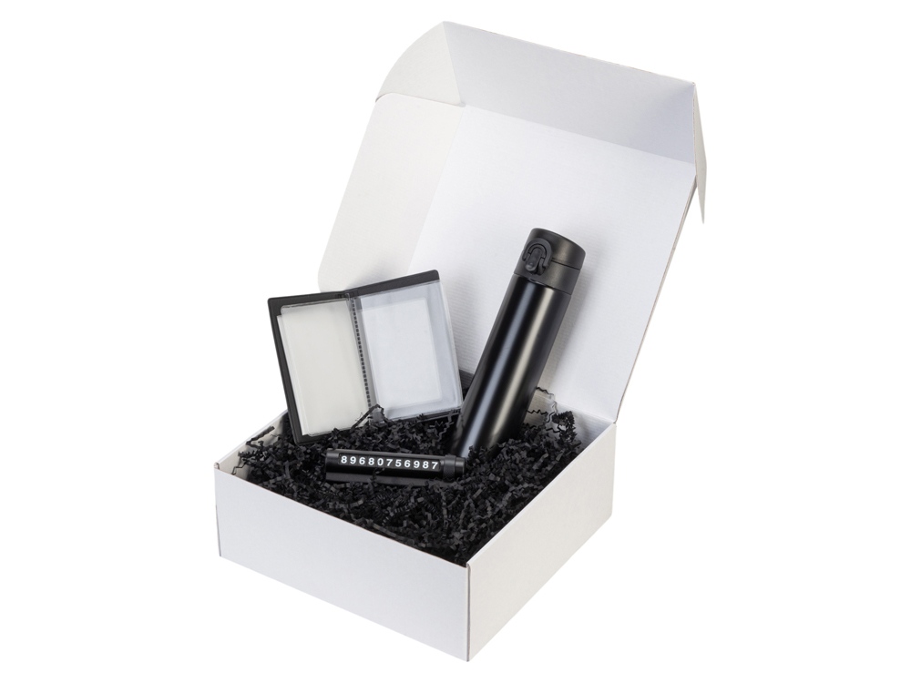 Подарочный набор Premier с термокружкой, парковочной визиткой и обложкой для документов-2