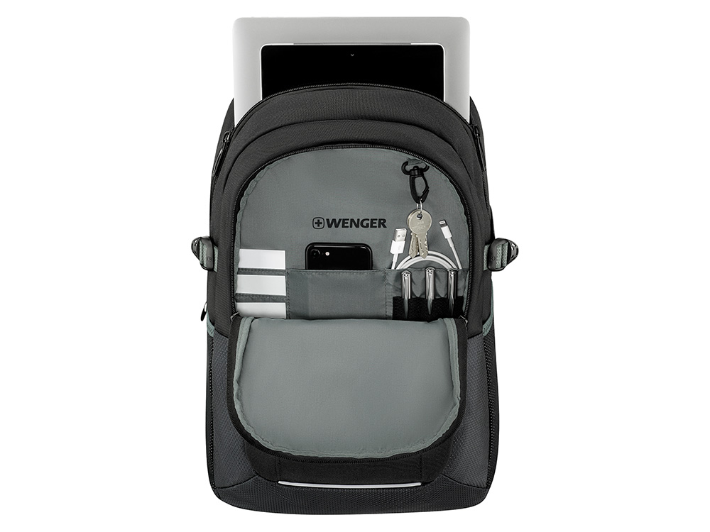 Рюкзак WENGER Ryde 16, черный, полиэстер, 32 x 21 x 47 см, 26 л-4