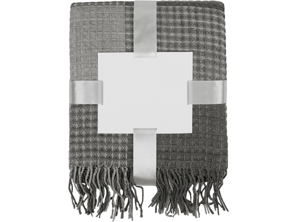 Плед акриловый Gaufre, серый-10