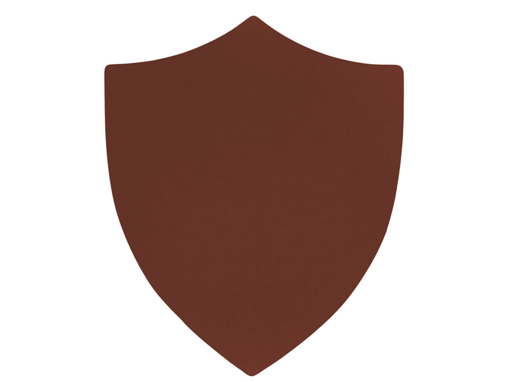 ПАТЧ ЩИТ soft-touch (коричневый ) 6,6 х 5,5 см-0