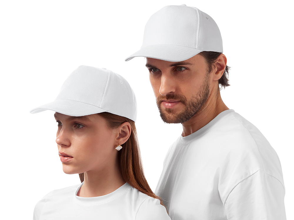 Бейсболка Florida 350 5-панельная, белый-0