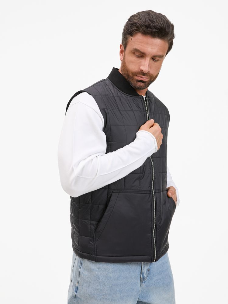 Жилет унисекс Warmbridge, черный-4