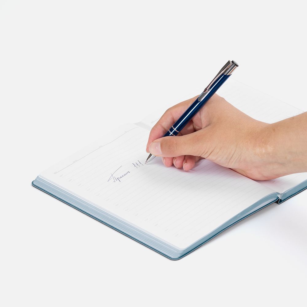 Ручка шариковая Keskus, темно-синяя-3