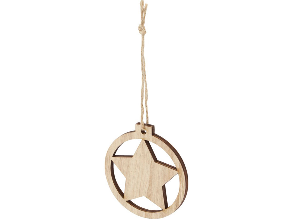 Деревянное украшение Natall в виде звезды-0