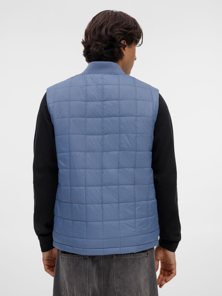 Жилет унисекс Warmbridge, синий (джинс)-4