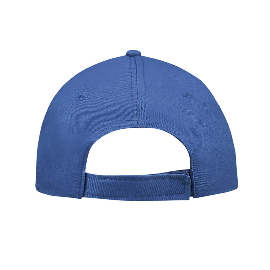 Бейсболка SUNNY, 5 клиньев, застежка на липучке, ярко-синий-3