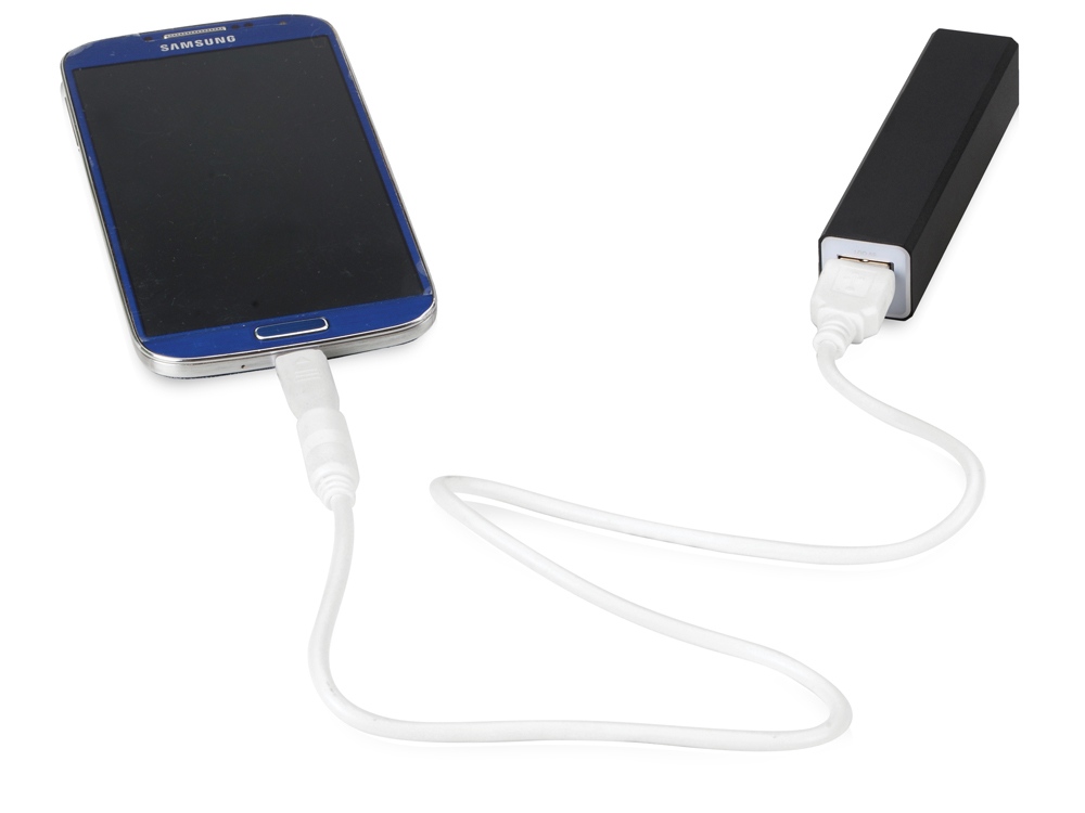 Портативное зарядное устройство Брадуэлл, 2200 mAh, черный-1