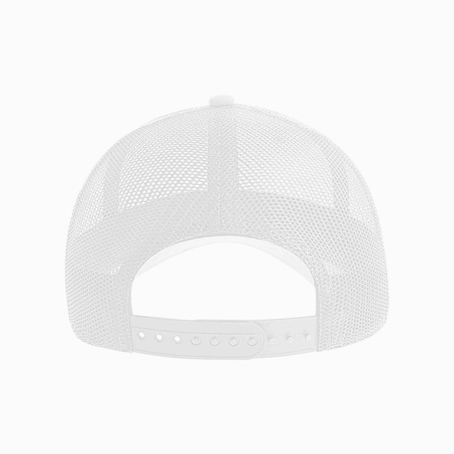 Бейсболка ZION, 5 клиньев, пластиковая застежка, белый-4