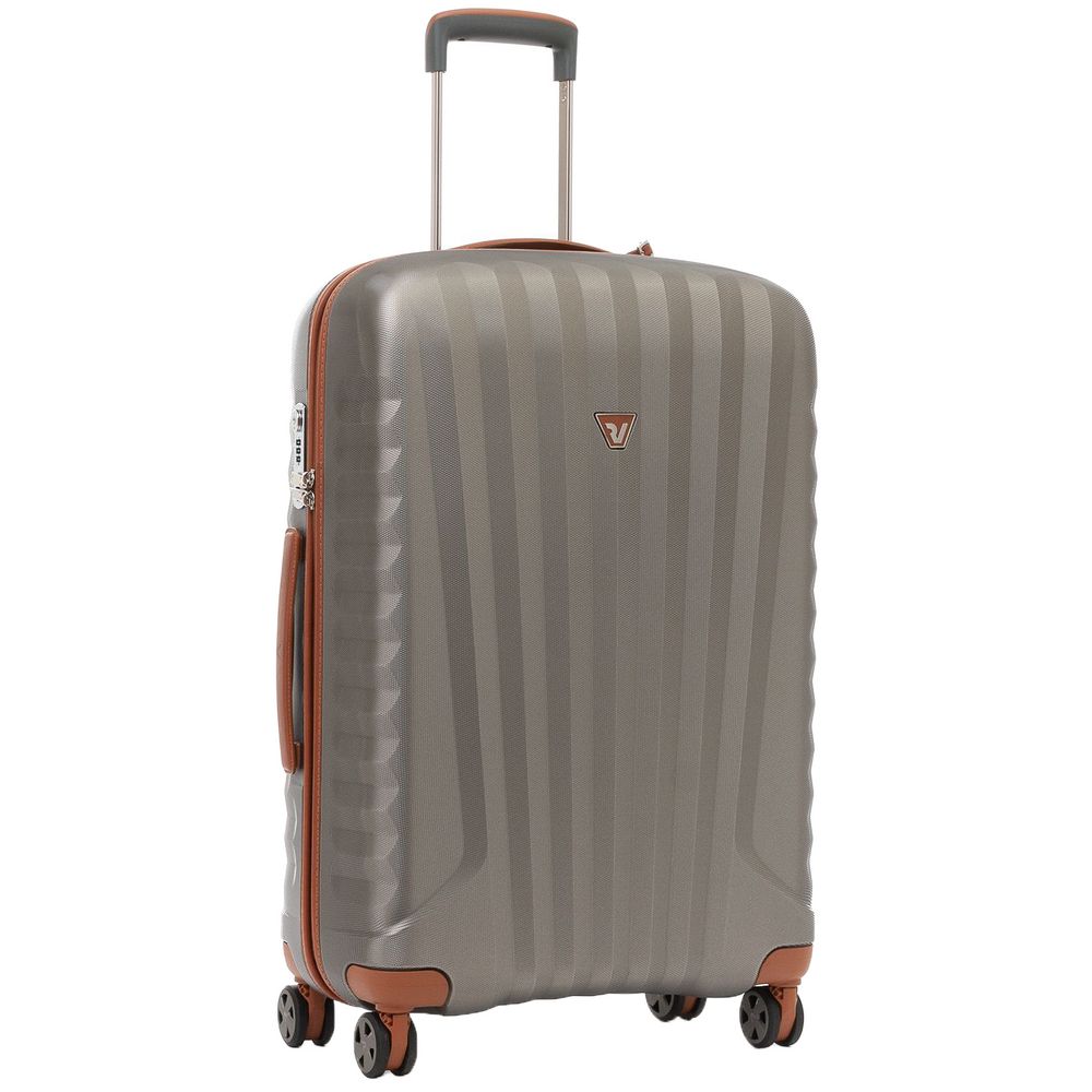 Чемодан E-Lite M, бежевый-0