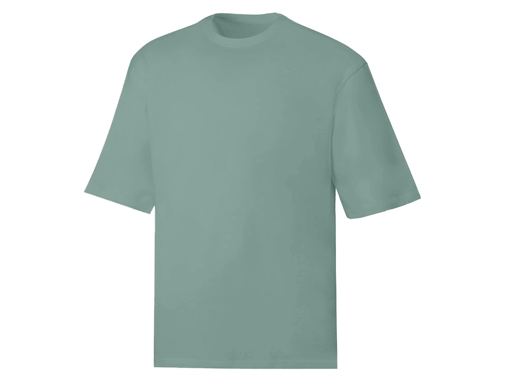 Футболка Berlin к/р оверсайз, 100% хлопок, 180гр, пыльно-бирюзовый-6