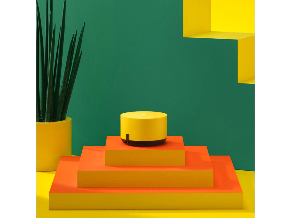 Умная колонка ЯНДЕКС Станция Лайт 5Вт, с Алисой, цвет: лимон (YNDX-00025Y)-3