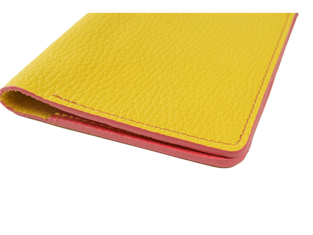 Обложка для паспорта Valerie Concept PSC11, желтый/красный-4