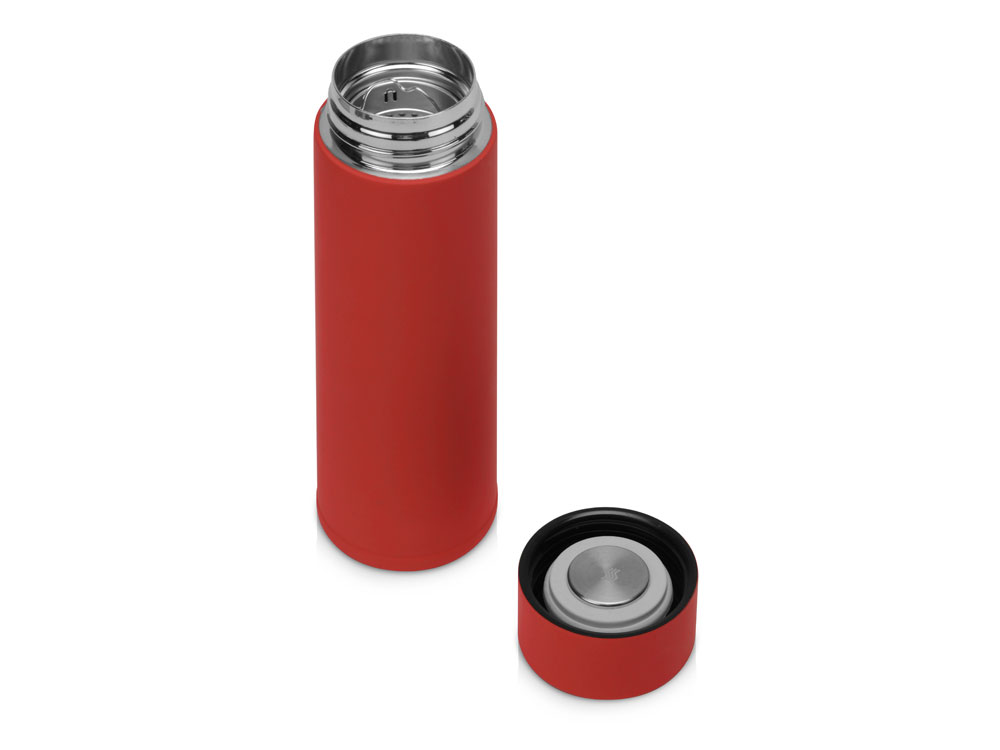 Термос с индикатором температуры Module, 360 мл, красный-1