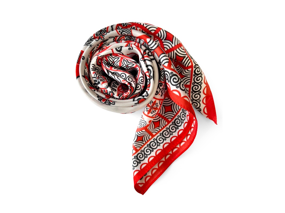 Платок Мезенская роспись-5