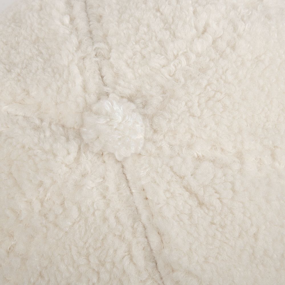 Бейсболка Oblako, утепленная, молочно-белая-2