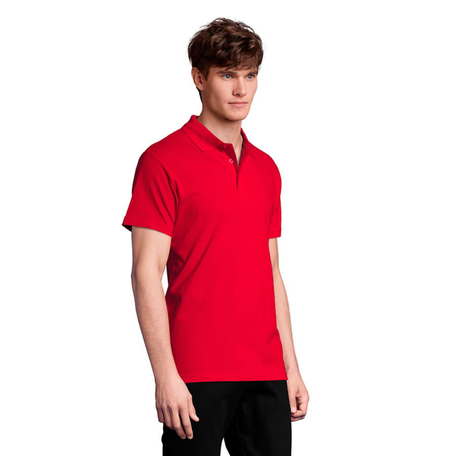 Рубашка поло мужская SPRING II 210, красный-3