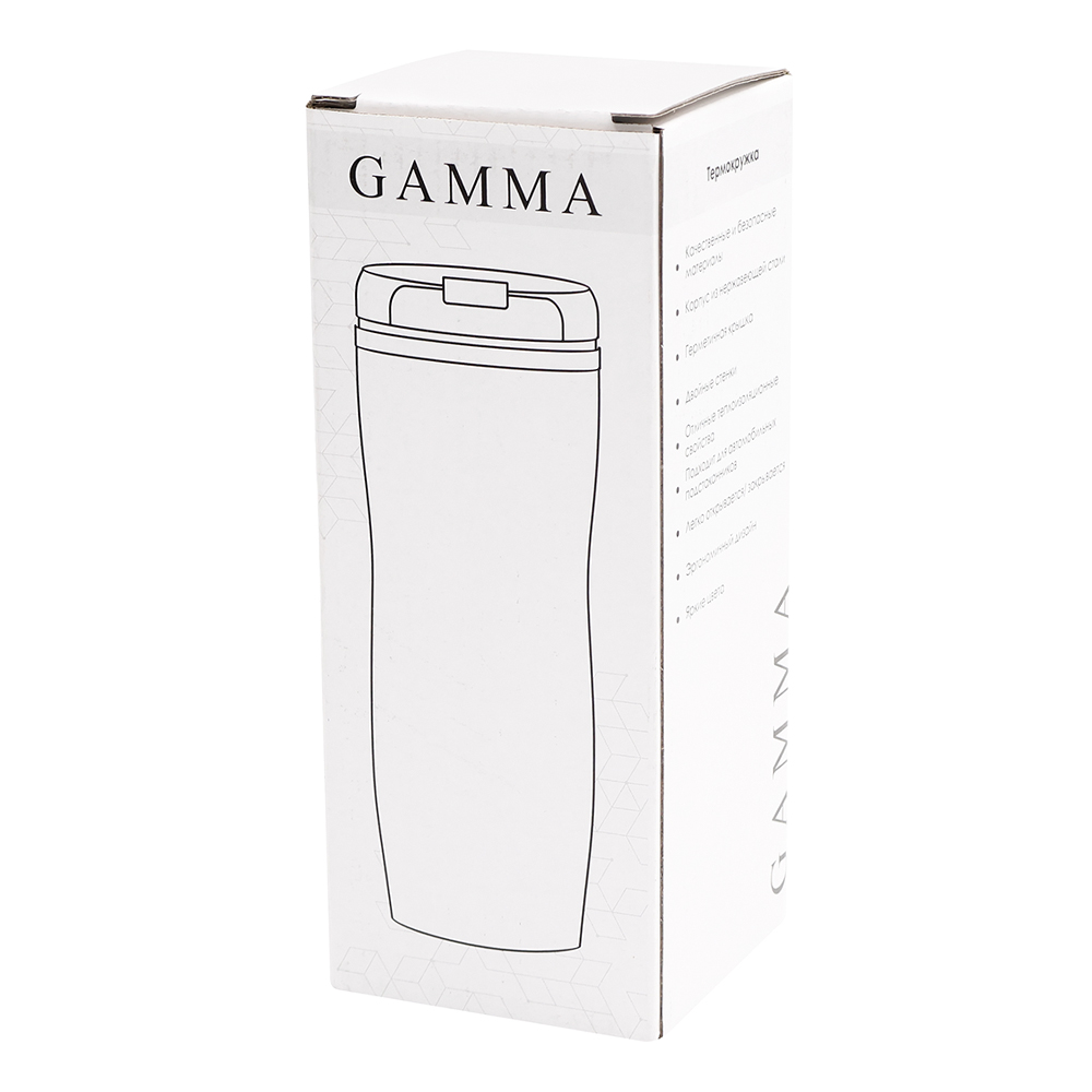 Термокружка Gamma, Белый-2