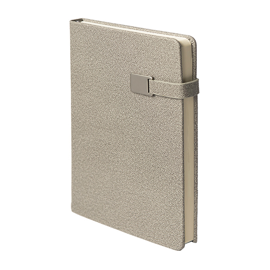 Ежедневник недатированный Linnie, формат А5,в линейку, серый-0