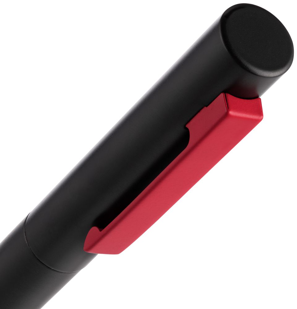 Ручка шариковая Inkolor, черная с красным-2