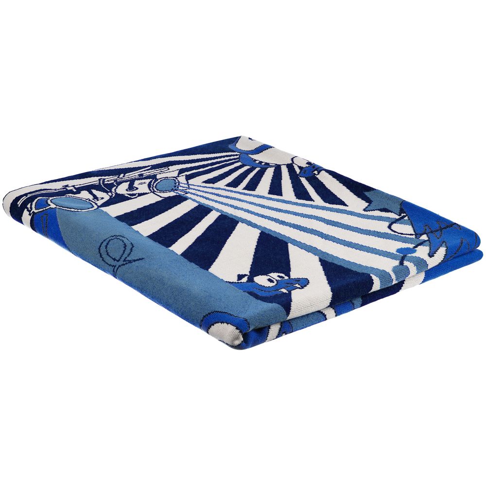 Плед Snake Your Body, синий-2