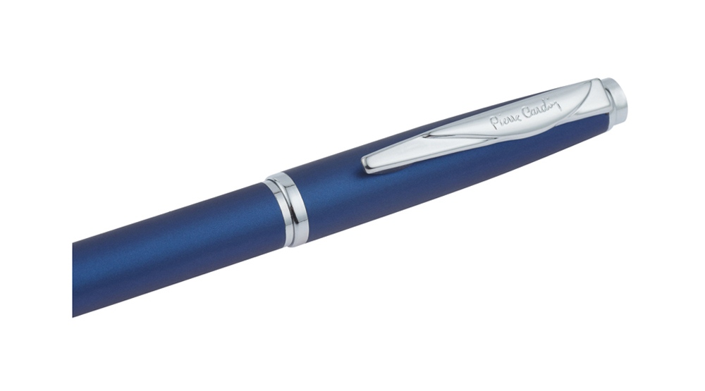 Ручка шариковая Pierre Cardin GAMME Classic с поворотным механизмом, синий матовый/серебро-3