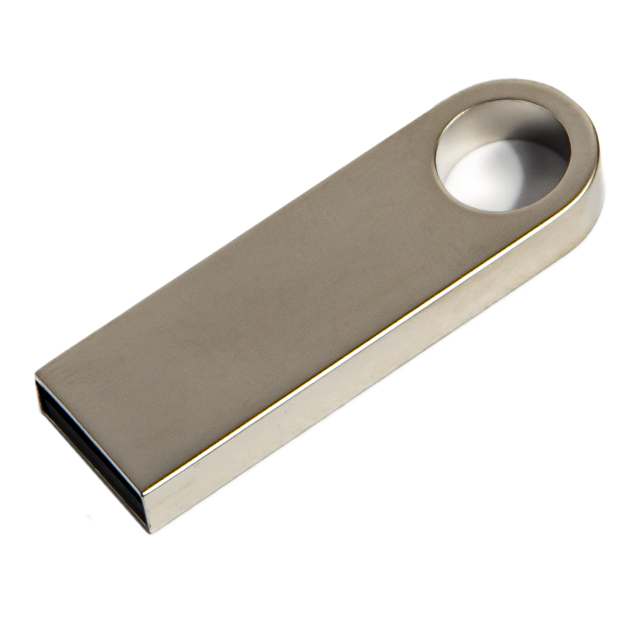USB flash-карта SMART (16Гб), серебристая, 3,9х1,2х0,4 см, металл, серебристый-0