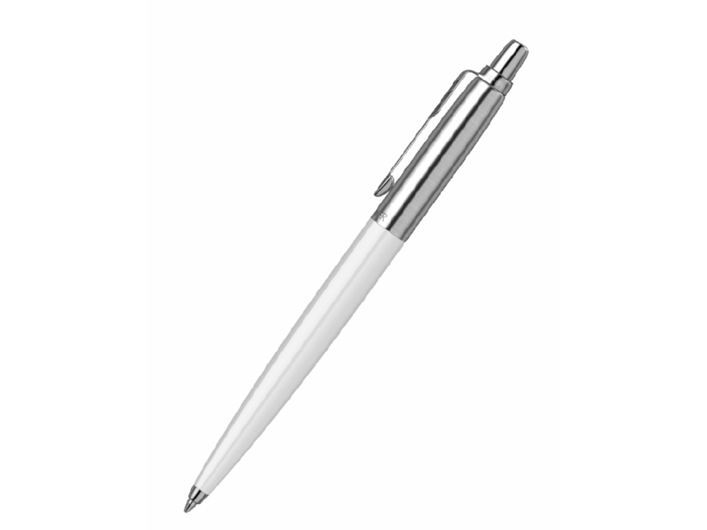 Шариковая ручка Parker Jotter ORIGINALS WHITE CT, стержень: Mblue ЭКО-УПАКОВКА-0