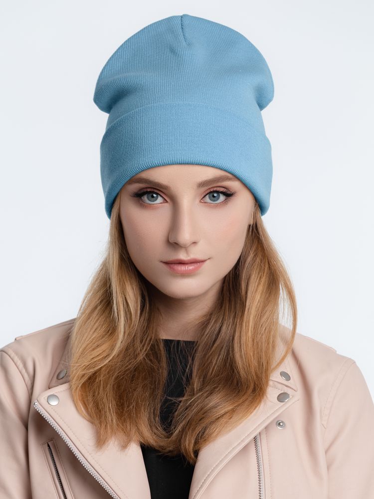 Шапка Real Talk, голубая-2