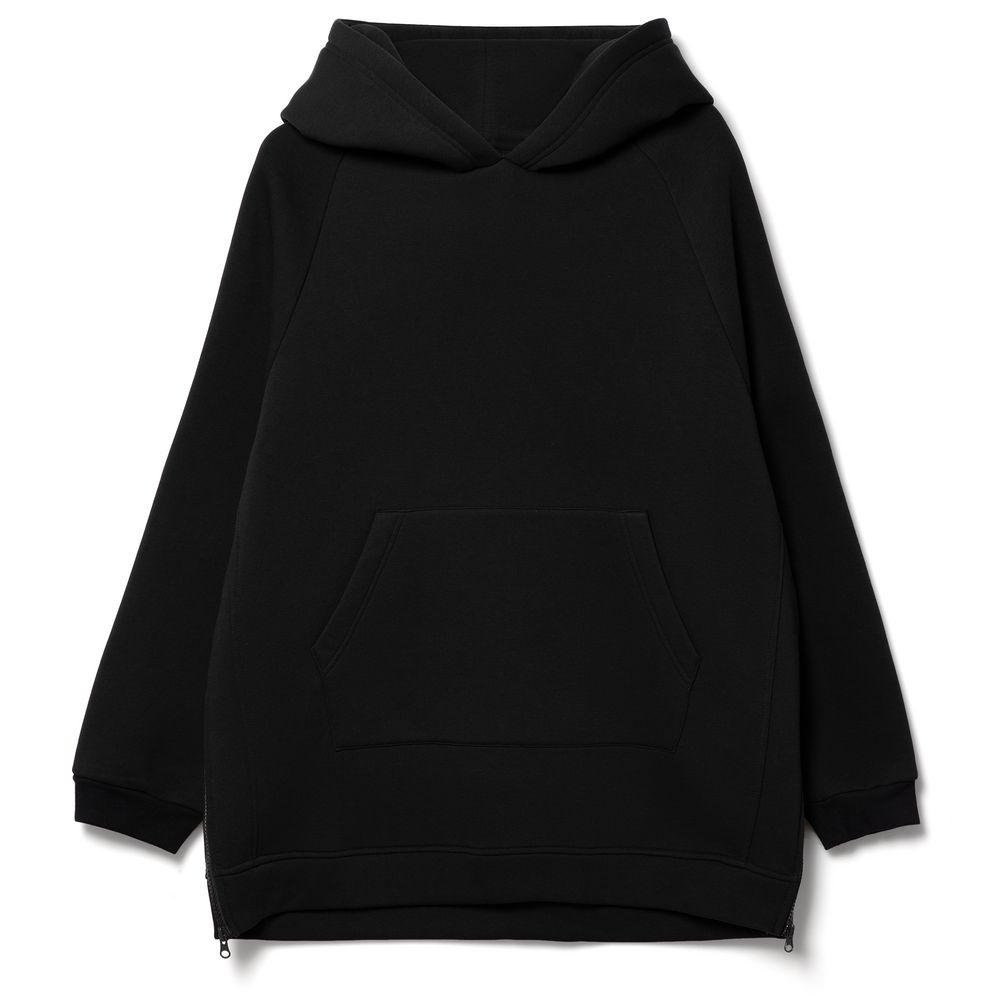 Худи унисекс оверсайз Easy Street, черное-0