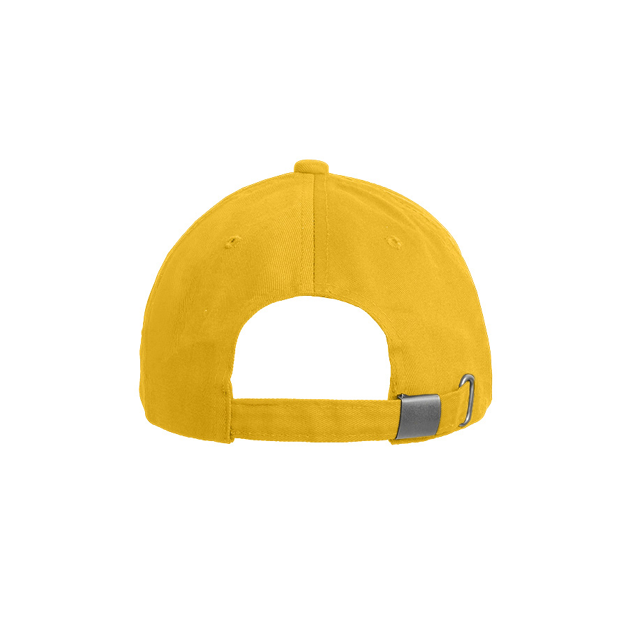 Бейсболка VALLEY, 5 клиньев, металлическая застежка, желтый-5