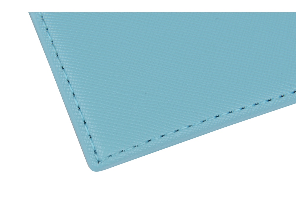 Чехол для карточек и купюр Weekend из ПВХ, голубой-5