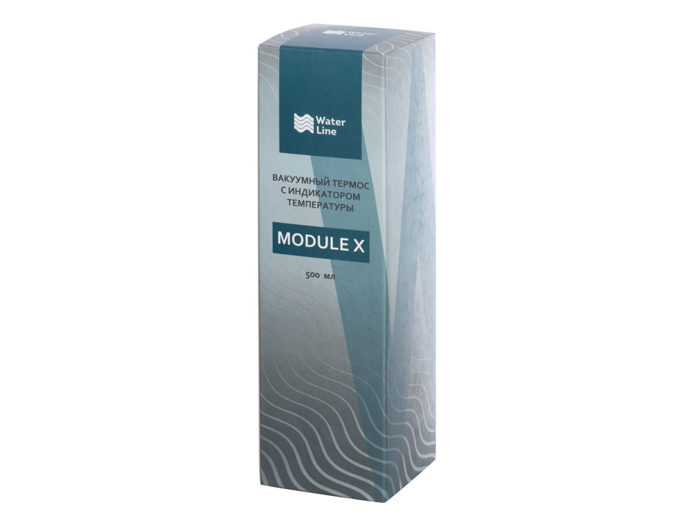 Вакуумный термос Module X с индикатором температуры, 500 мл, темно-синий-8