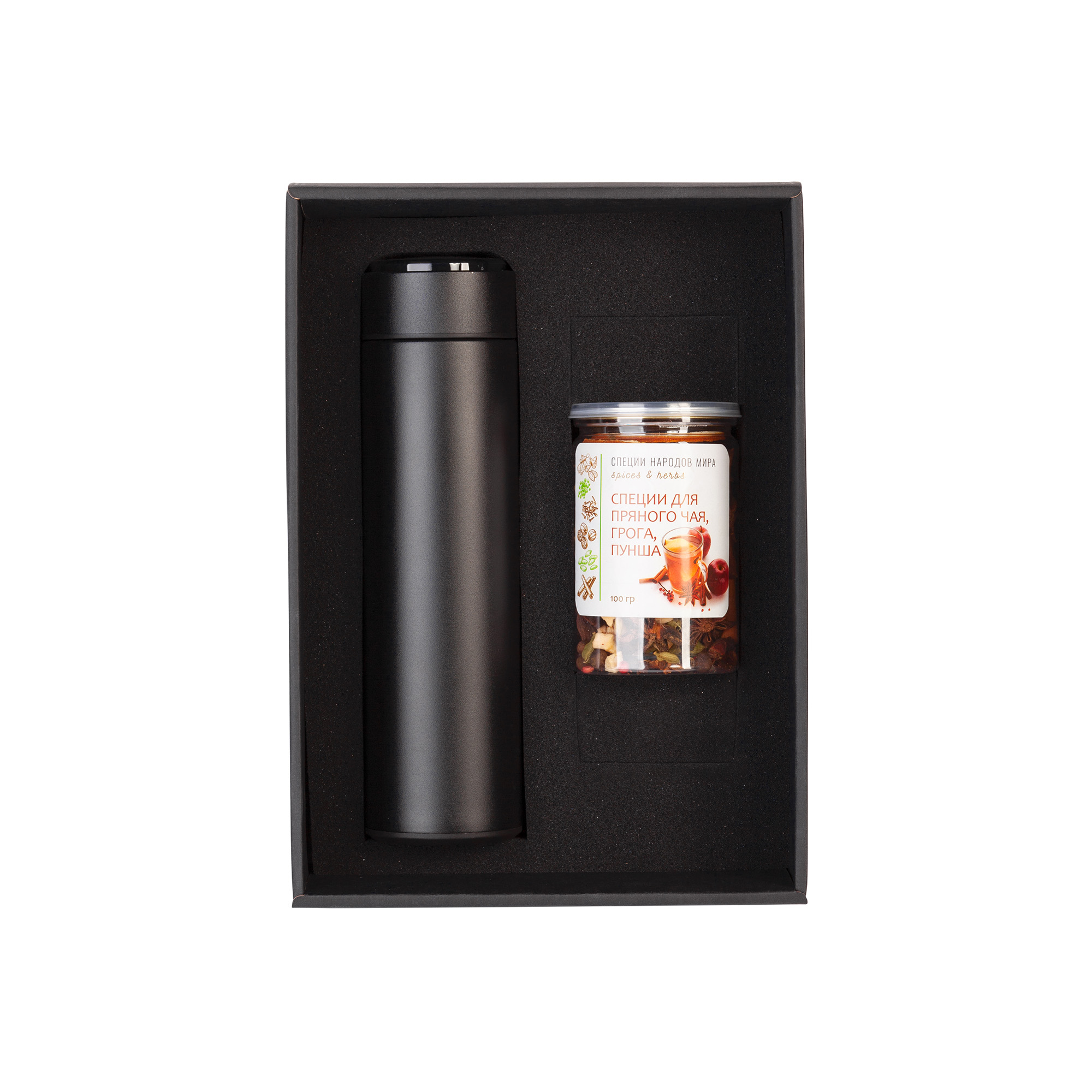 Набор подарочный "Pleasure": термос "Финикс", специи-0