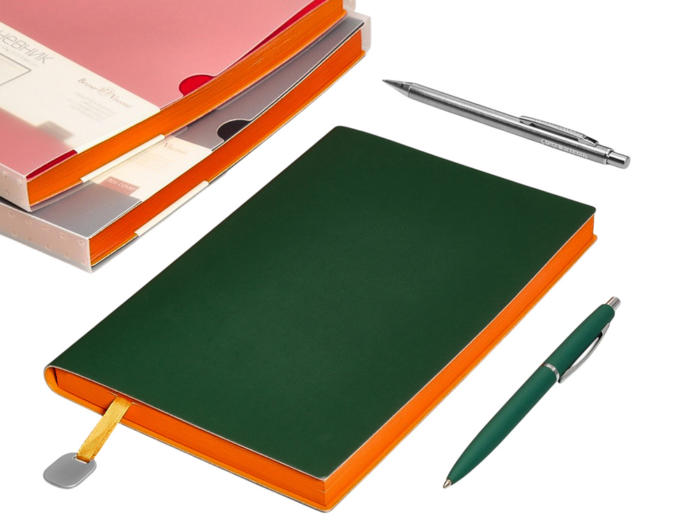 Ежедневник А5 недатированный Mercury, зеленый-10