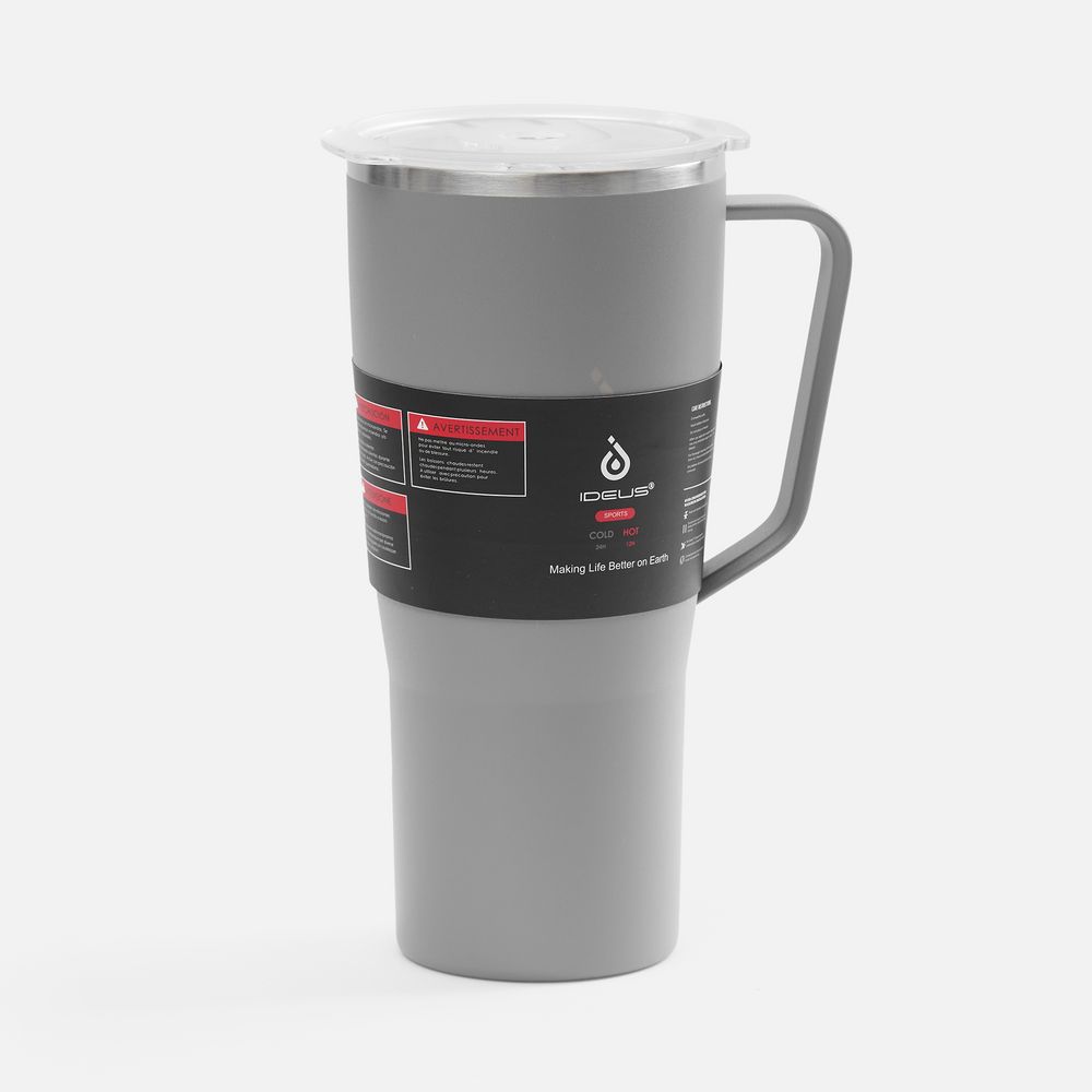 Термостакан Kasumigaoka, серый-4