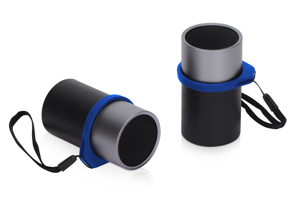 Портативные парные колонки Qjet TWS Mates с синими кольцами-0