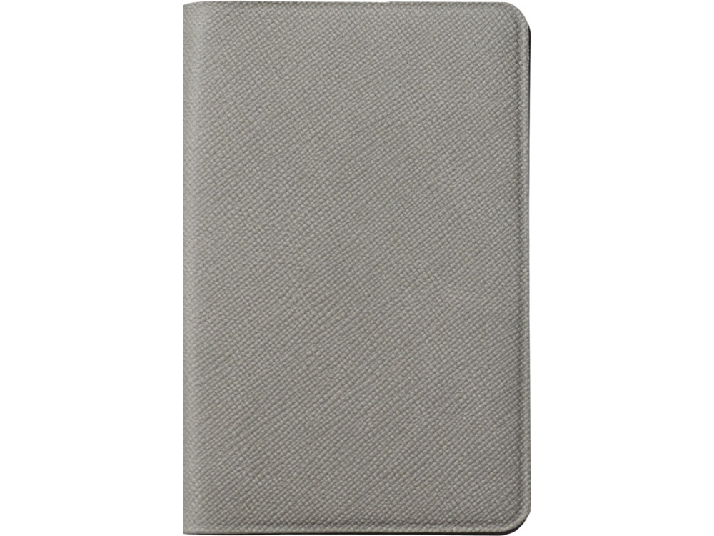 Футляр-книжка на 4-е карты с RFID Favor, серый-1