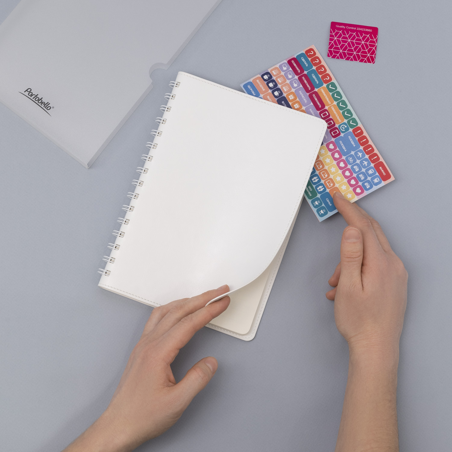 Ежедневник Виста Нео (Vista Neo) недатированный, белый-9