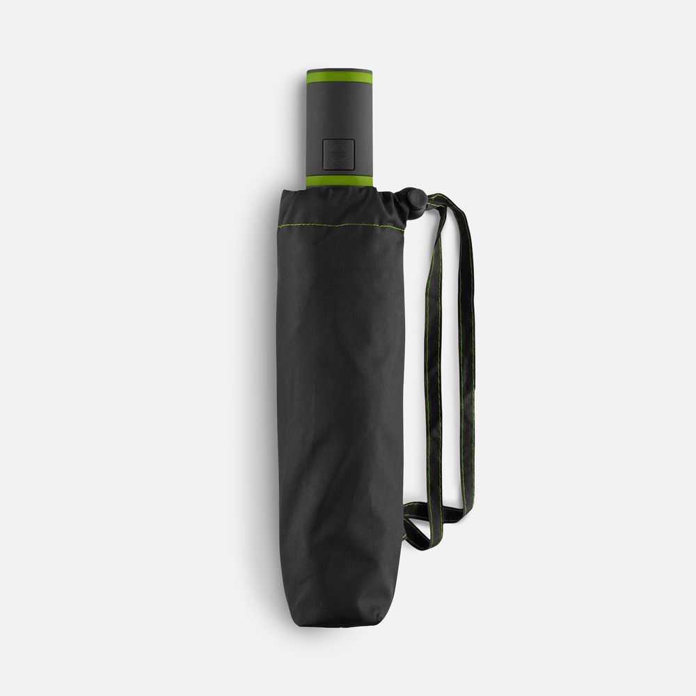 Зонт складной AOC Mini с цветными спицами, зеленое яблоко-3