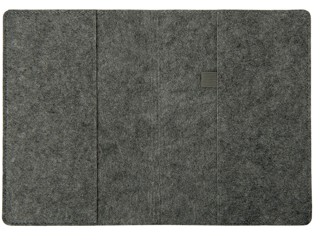 Двустороннее портфолио из рпет-фетра и искусственной кожи Felt, серый-10
