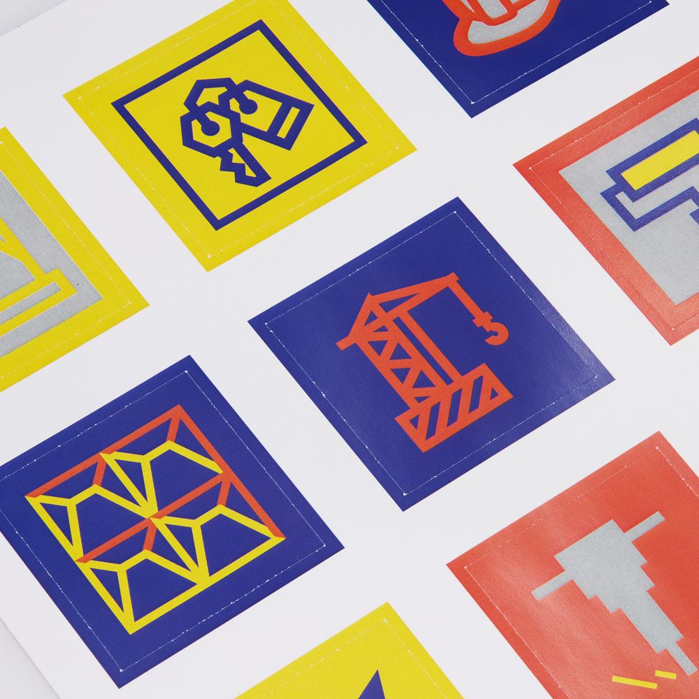 Стикерпак бумажный Industry, строительство-1