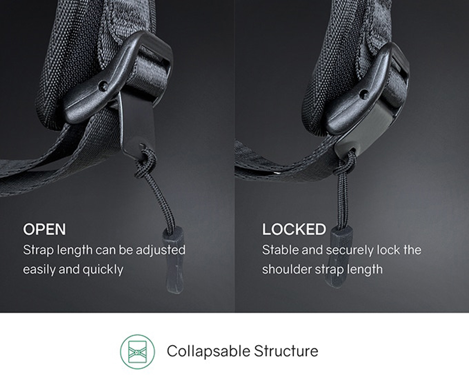 Рюкзак KORIN FlipPack 47х30х17 см, черный-18