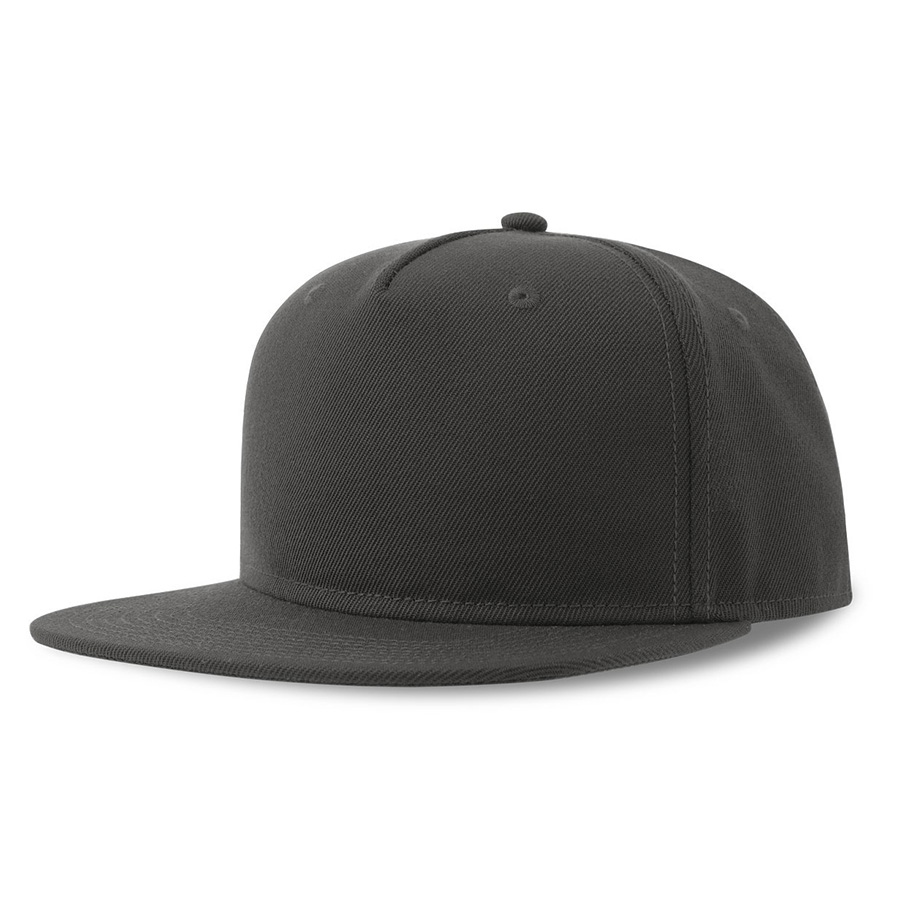 Бейсболка SNAP FIVE-S, 5 клиньев, пластиковая застежка, темно-серый-0