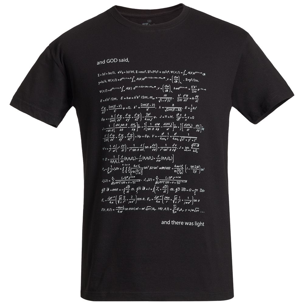 Футболка мужская «Да будет свет», со светящимся принтом-1
