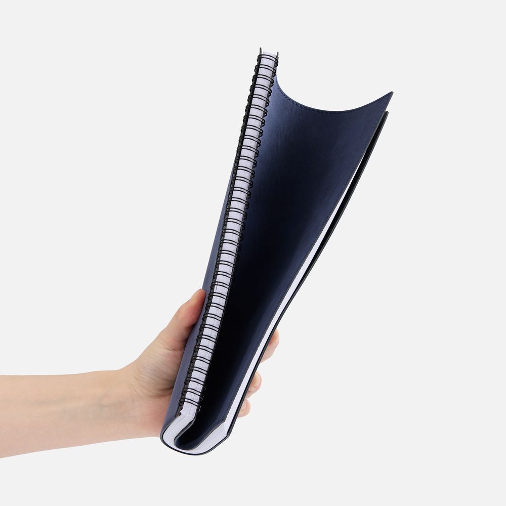 Ежедневник Notera Maxi, недатированный, синий-3