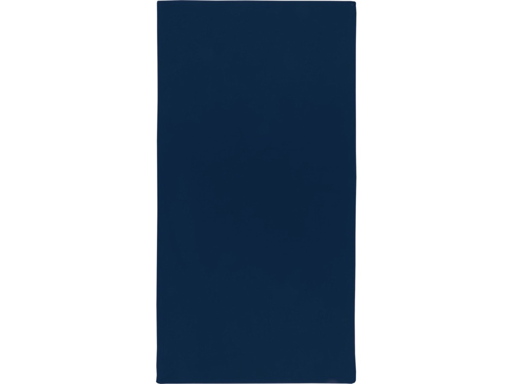 Lucas спортивное полотенце из переработанного полиэстера 50х100 см - Синий нэйви-1