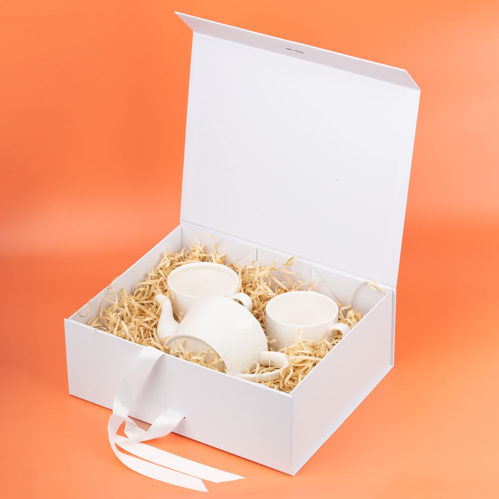 Коробка складная Rusetti, L, белая-3